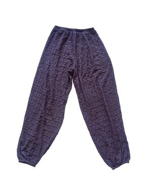 Zara Purple Textured Harem/Jogger Pants | Small | NWT